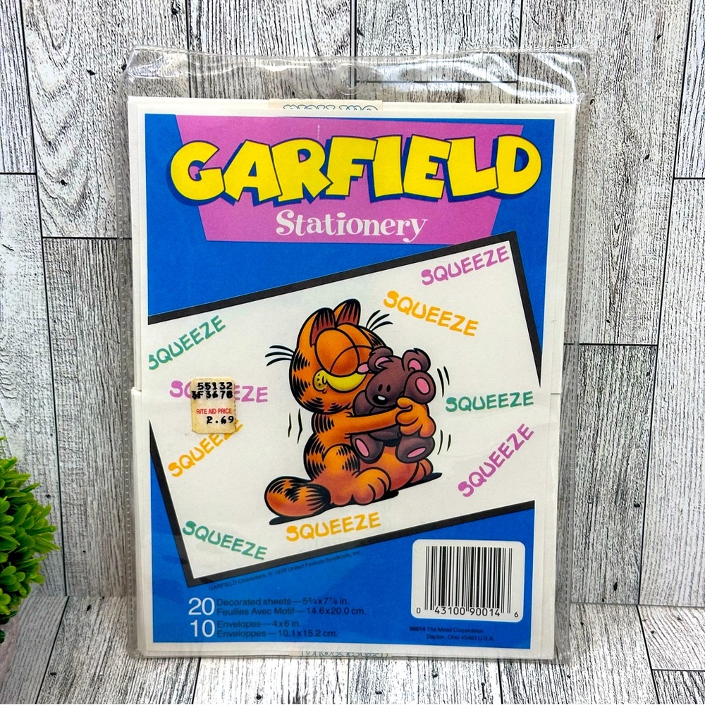 Vintage Garfield 1978 Stationery Note pad - Picture 1 of 7